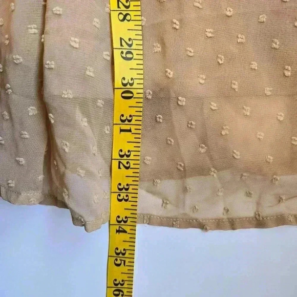 Hyfve Swiss Dot Mini Dress - Smocked details - Lined  - Sz L - Picture 6 of 7